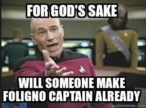 AvrgDgnrt's tweet photo. Man everyone is up in arms now 😅 guess we can finally retire this meme! #FolignoForCaptain #CBJ http://t.co/QUeJsNIllR