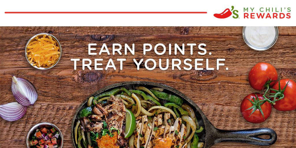 Chili's Grill & Bar on Twitter "Get 60 My Chili’s Rewards points for