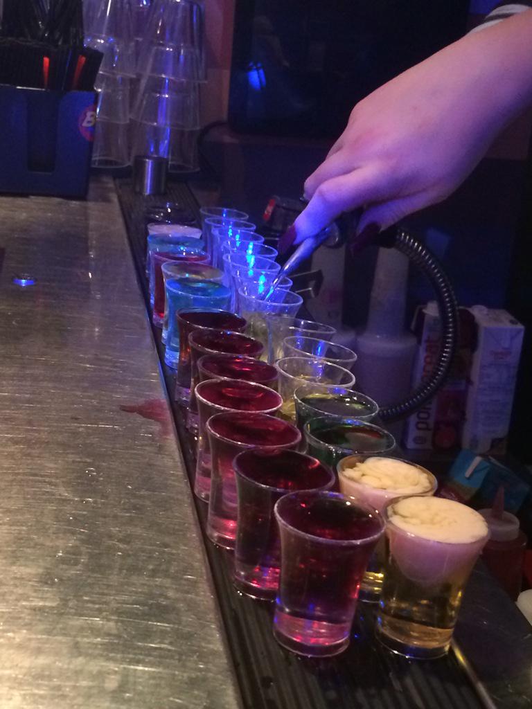 Rawkus senior's 30 and just ordered 24 shots between 3 of us. THIS IS RAWKUS
