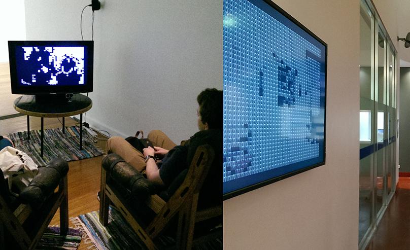 maritabatna's tweet photo. ELAINE by @D_the_C extends from cosy lounge @telematiccafe to vitally link with multi-screen environment @thenodevca http://t.co/Bb0z9aRIG6