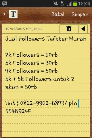 Jual Followers Twitter MURAH !!!
#HappyKiversDay #Happy8thMonthsaryNATAN Hari Kebangkitan Nasional #