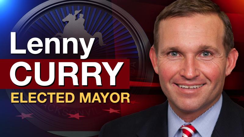 Lenny Curry (R) elected Jacksonville mayor