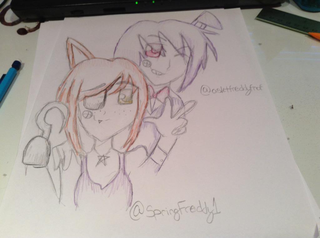 SpringFreddy1's tweet image. Me and @asktfreddyfnaf