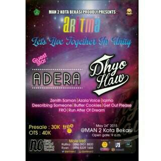 Osisman2bekasi's tweet photo. H-4 bersama @DhyoHaw @AderaOfficial di acara @ARITMAN2 ayo merapat semua warga bekasi http://t.co/j2ZIA9guKj