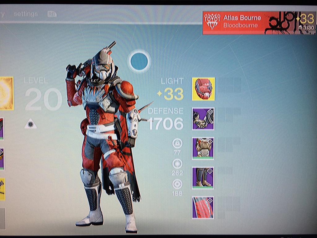 ConnorSharpie's tweet photo. 33 Hunter ^^ #Destiny http://t.co/FQhmwDoAab