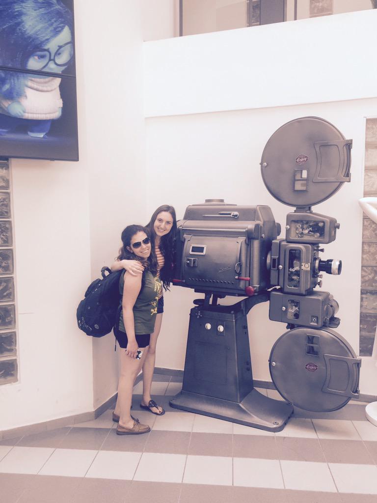 CareerUpNow's tweet photo. #PB15 #A&E posing at the #israelCinemaGuild...I'm ready for my closeup! #HelloIsrael #Cinema http://t.co/s14Nl369hz