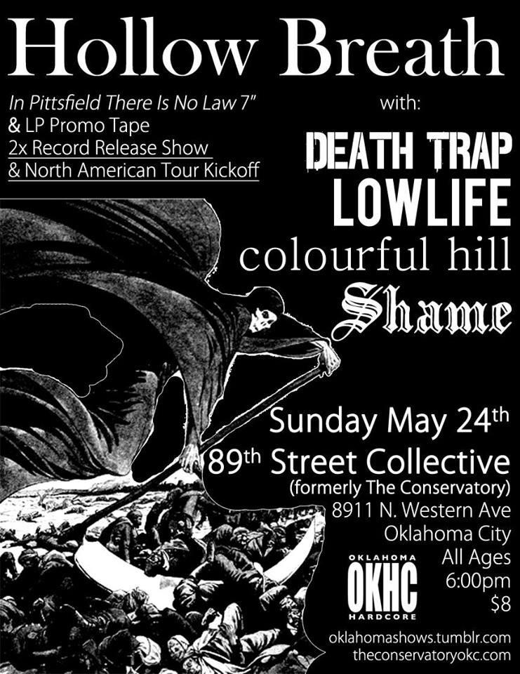 lowlifemwhc's tweet photo. SUNDAY:
If you claim OKHC and don't come, I'll personally come to your house and burn your OKHC shirt, fuckin' poser. http://t.co/o0eiHgFgHl