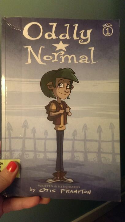 _nerdypanda's tweet photo. Checking out a new graphic novel: "Oddly Normal" by @otisframpton @ImageComics http://t.co/DBem3bZHzV