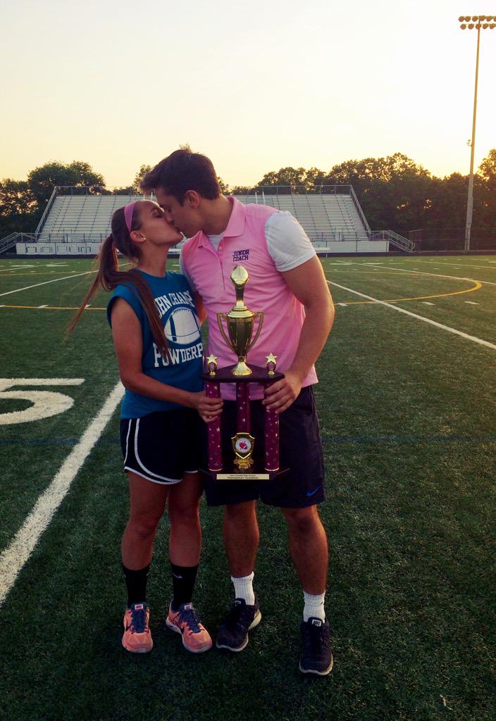 rayyclark9's tweet image. Thank you Powderpuff for two great wins &amp;amp; the best win of my entire life💗🏈🎀 #whereitallstarted #threegames #twoyears