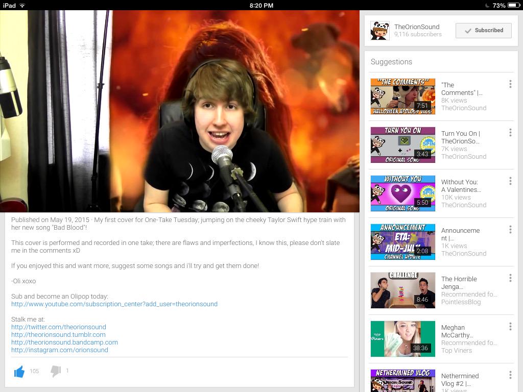galaxyevs's tweet image. I loved this video @TheOrionSound you sing SO good!!💕💕