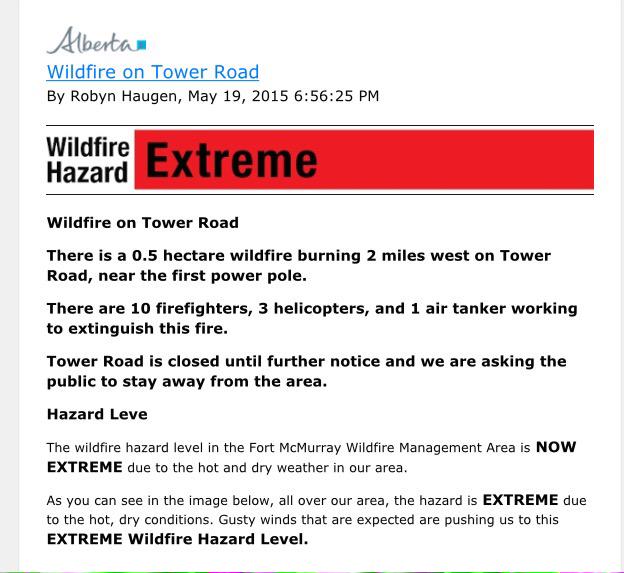 1005CRUZFM's tweet photo. Heads up!! Wildfire on Tower Rd, everyone is asked to stay away from the area. #YMM http://t.co/K8krCGibB7