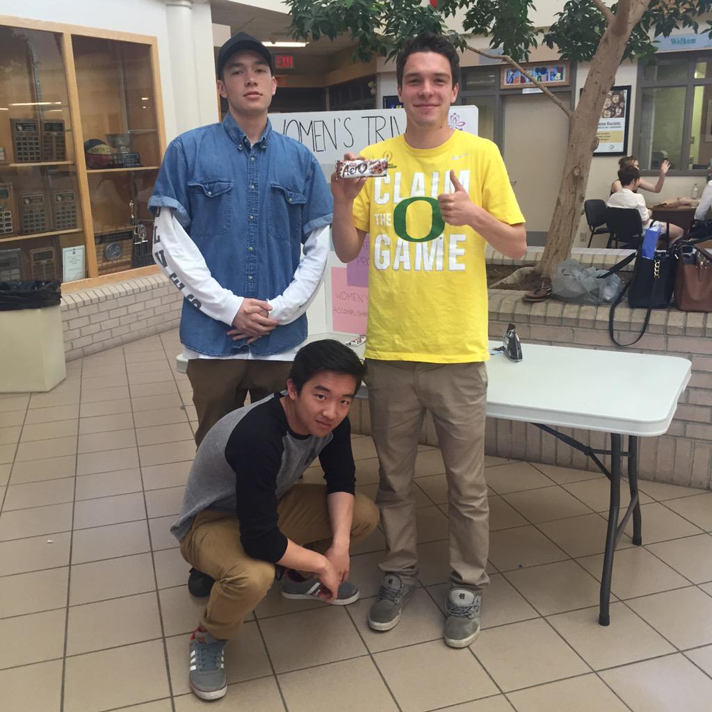 The boys are just loving these big chocolate bars from our women's trivia game🍫