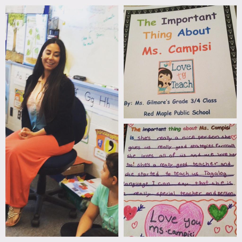 CMelissafc's tweet photo. I could not imagine choosing another profession, this is where I belong #toteachistoinspire @edumaingirl @YRDSB http://t.co/XKXmDA11WN