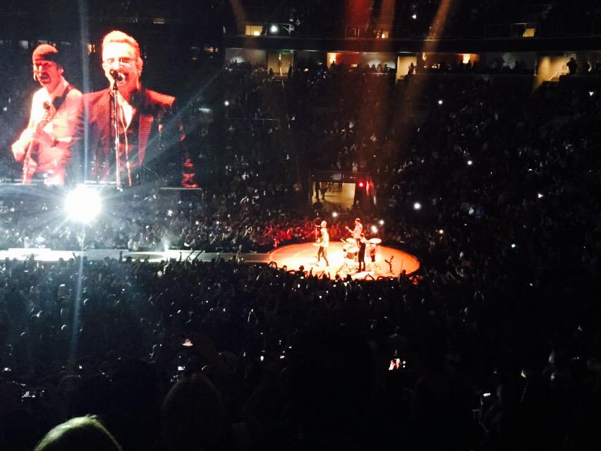 The edge!!! #U2ieTour