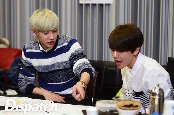 byunsmurfie's tweet photo. With Chanyeol on I AM KOREA http://t.co/iFCvlFcbEX http://t.co/kdDG6q8qVU