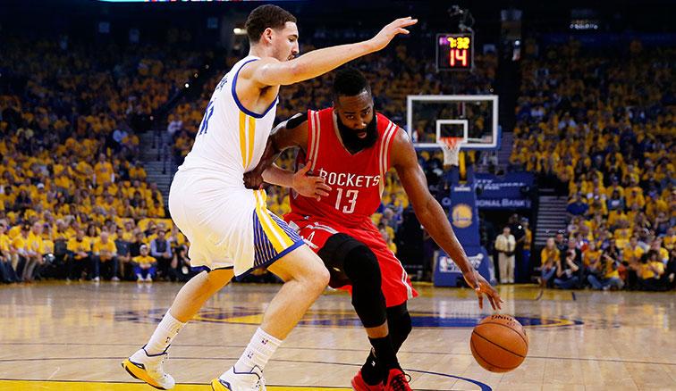 James Harden v Klay Thompson