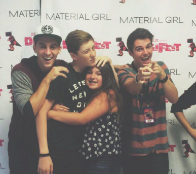 DigiTour's tweet photo. So many #DigitourGoals in one pic. @cody @TrevorMoran @iamKennyHolland R HOT TAMALES 😍😍😍 http://t.co/58WqqFQlcs http://t.co/uKQSxW7agb