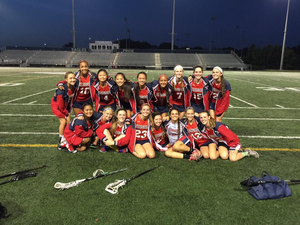 edisongirlslax's tweet photo. Fierce on and now, off the field thanks to @BHS_MidAtlantic! #GameOnGearOn http://t.co/1J34nBy0ty
