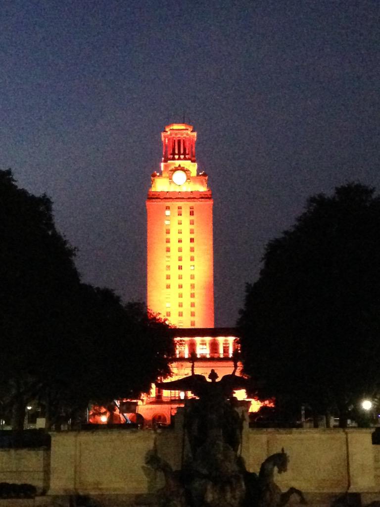 TexasTFXC's tweet photo. "You're a part of history. But we're not done yet." - Coach Mario 
#LightTheTower http://t.co/IbOo13Kkwh