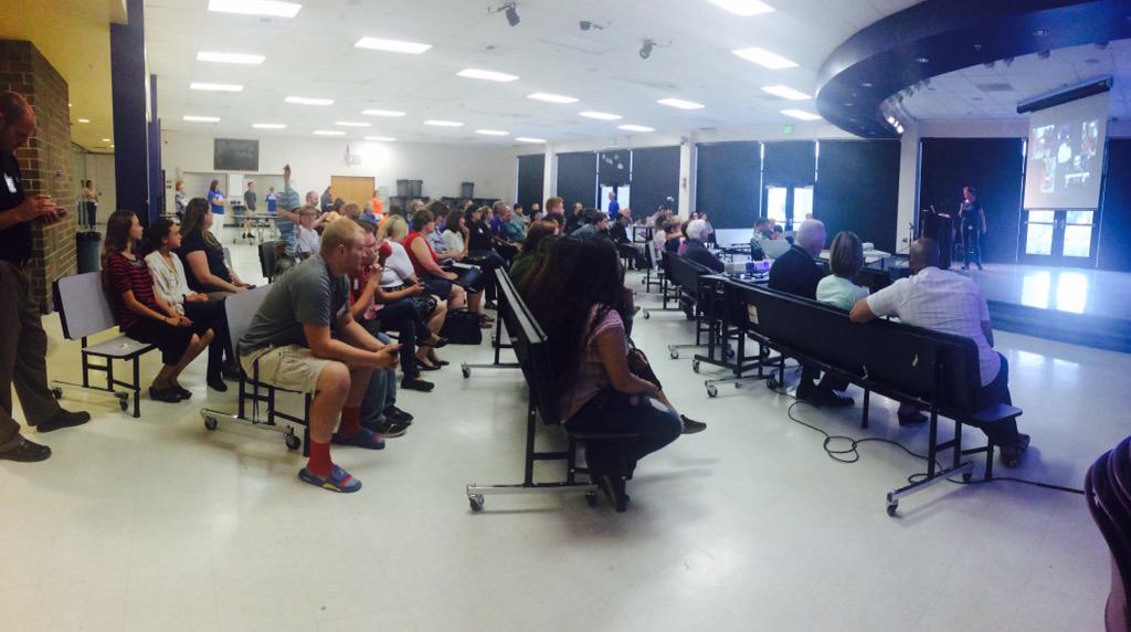 ncwtech's tweet photo. Sara Rolfs is talking to us about #STEAM! That's Science, Technology, Engineering, Arts and Mathematics. #wenteched http://t.co/HTLG9fENdV