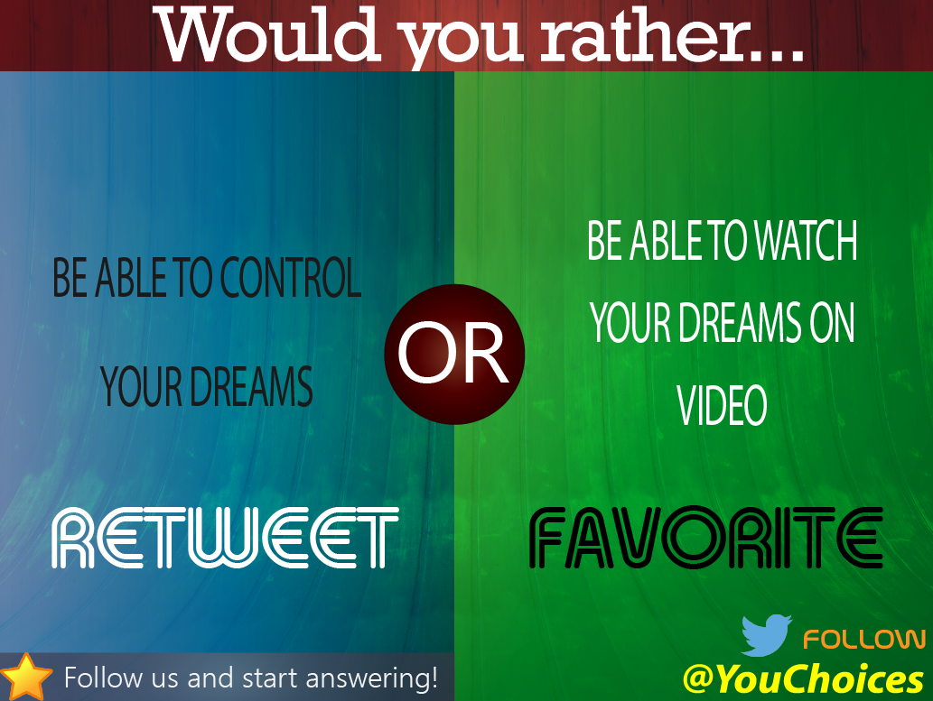 YouChoices's tweet photo. Control or watch? http://t.co/UHXU0atbTc