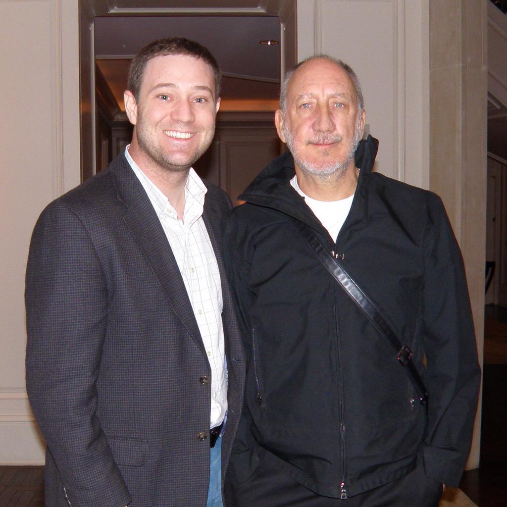 Happy Birthday to Pete Townshend - guitarist & songwriter of & a very cool guy. 