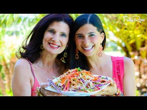 FullyRaw Vegan Pad Thai with Mom and Me! vid.staged.com/c0wp #rawfood #health