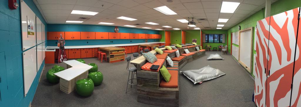 Becks0930's tweet photo. Collaborative &amp; creative HS classroom, inspired &amp; built by students, designed &amp; guided by @dPOPculture http://t.co/EgDQlDaTyN