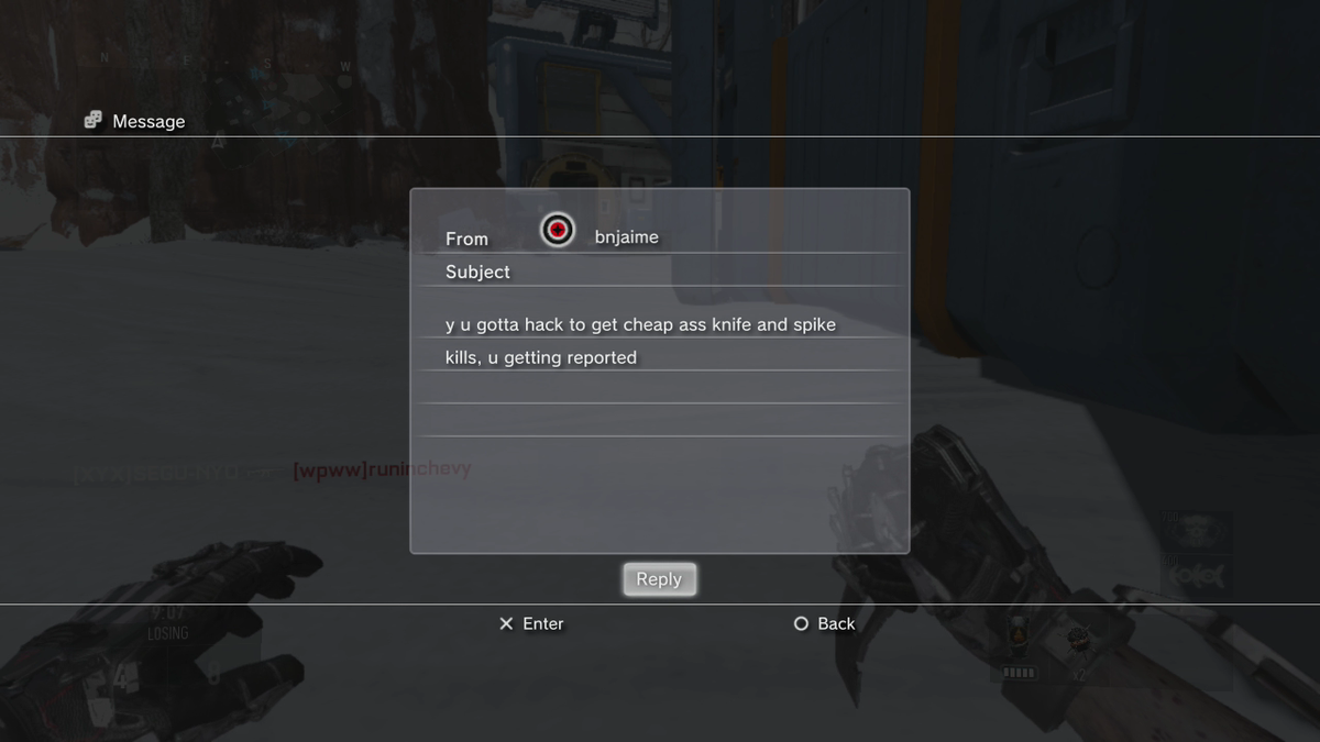 SlyKnivez's tweet image. Aimbot spike-drone?

lolwut.