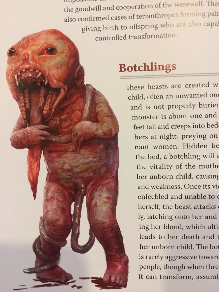 Brittney Brombacher on X: Earlier today I was noping about the Botchlings.  I just turned to a random page in the Witcher 3 Compendium & BLAMMO  http:t.coORZxHoT8hl  X