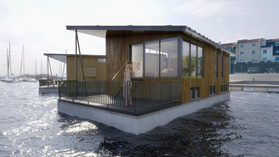 CGKaDesign's tweet photo. Floating houses #exteriordesign #water #architecture http://t.co/1N25Tt4sEf