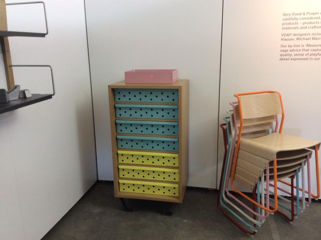 New salt &amp; pepper mills <a href="/vgoodandproper/">Verygood&proper</a> &amp; pastels done well, as usual. #CDW15 <a href="/CDWfestival/">Clerkenwell Design Week</a>