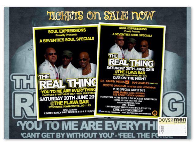 SoulExpressionz's tweet photo. Tickets can be bought as from Today from Boys 2 Men-The Barbers 
127 High Street Old Town, Stevenage, Herts SG1 3HS http://t.co/C3tR9TIFYn