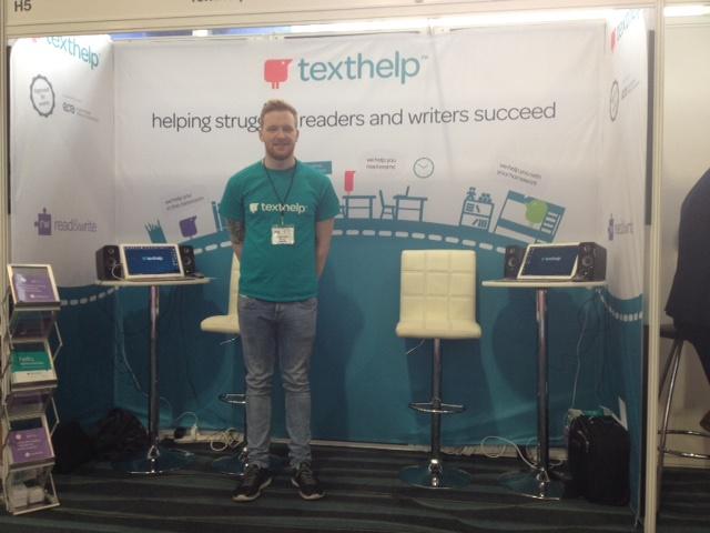TH_Laurao's tweet photo. .@texthelp are ready to answer all your questions on #exams #examreaders at stand H5, @colincherry23 @nasen_org http://t.co/oUnFxRXlDT