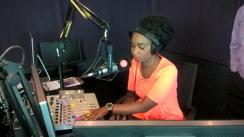 HomeboyzRadio's tweet photo. Excited! #TheJuiceHBR with @talliaoyando now coming to you from our new HBR studios. #BrandNewHBR http://t.co/qcUWY0F8pg