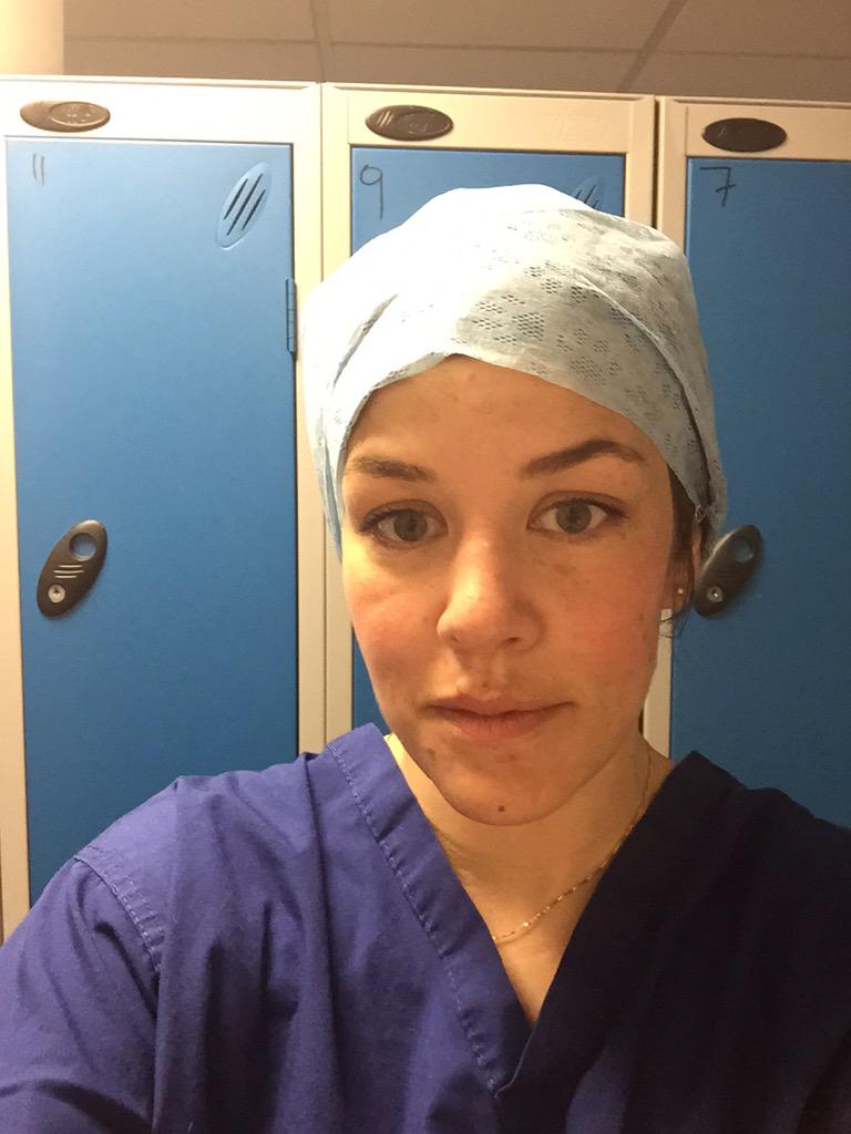 ButchersApron's tweet photo. Nadine has chosen this moment to question her ability to handle the sight of blood....... http://t.co/Iv9jAhdwb8