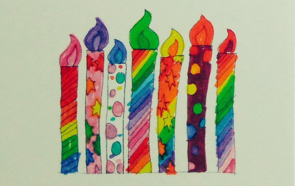    Happy Birthday cards in the post . Have a lovely day sweet cheeks 