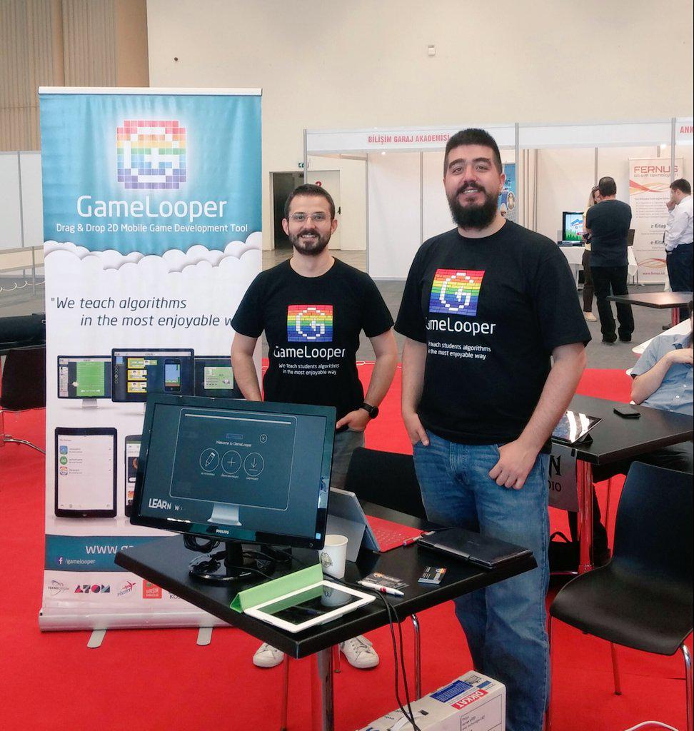game_looper's tweet photo. #GameLooper is @egameshow2015 in ATO Congressium, drop by our stand and learn how to create games with GameLooper! http://t.co/CM84iko9w7