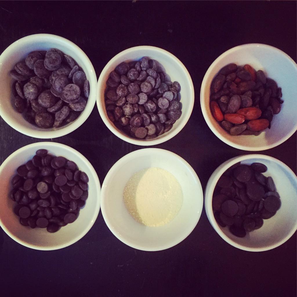 Fair Trade chocolate tasting with Tina &amp; Chris from <a href="/XocolatlCafe/">Xocolatl</a>  #VicFTF #learningisfun <a href="/CaptainMelville/">Captain Melville</a>