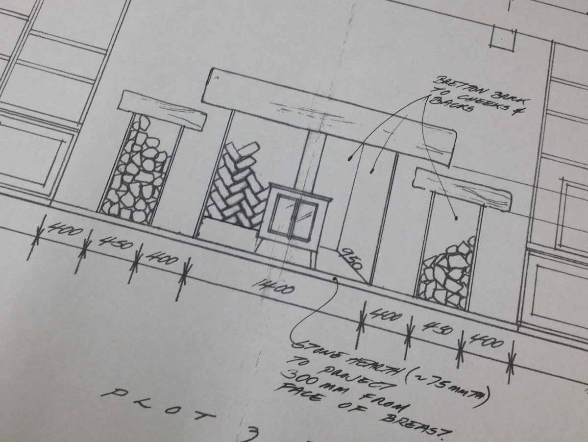Working on some detailing this week for barn conversion #yorkshire #design