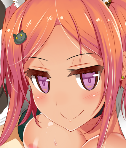 担当さんからサンプルOKが出たので顔アップですがw今月5月29日発売の快楽天にイラストが二点ほど乗ります。もしよければぜひ! 