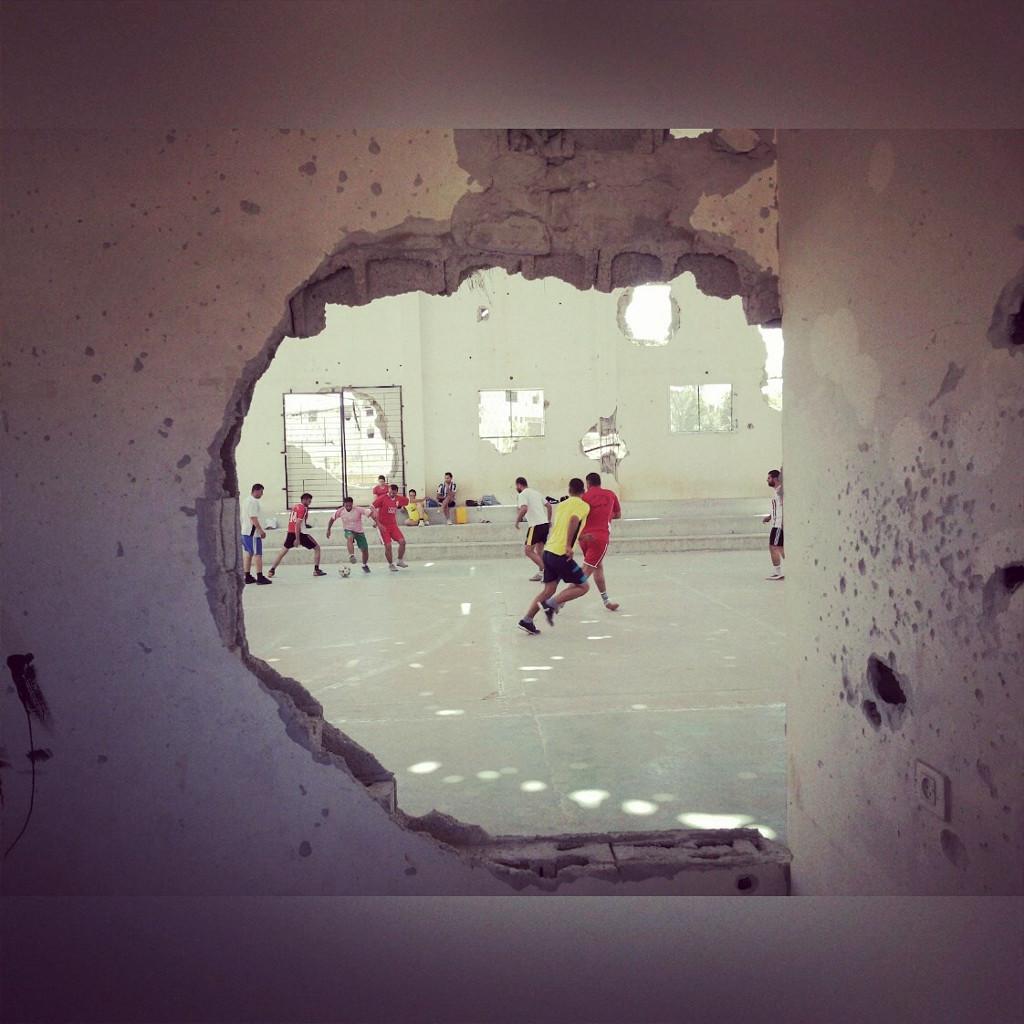 futsalplanet97's tweet photo. This sport can be played everywhere, even in the damaged buildings of Gaza. #FutsalPower
http://t.co/XRWSLWqXIg http://t.co/rAESGLzhJV
