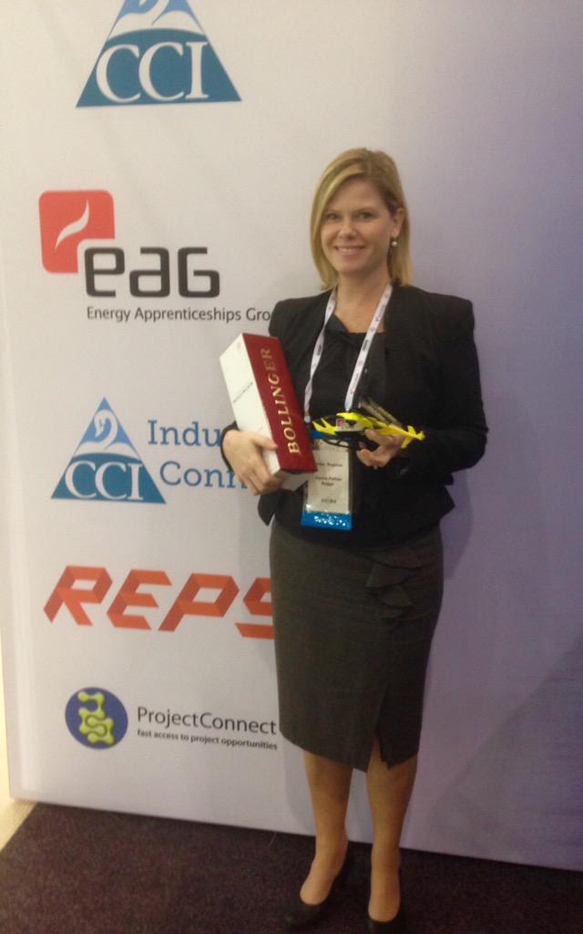 Charlotta83's tweet photo. Congratulations to the winner of our helicopter challenge &amp; a bottle of Bollinger: Renee Rugless! #APPEA2015 http://t.co/GdE5JG25Dk