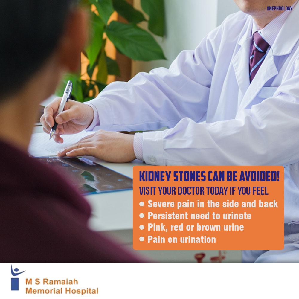RamaiahHospital's tweet photo. Most of them are unaware when they have Kidney stones, so here are some of the common symptoms. #HappyToServe http://t.co/1QFoauI2pj