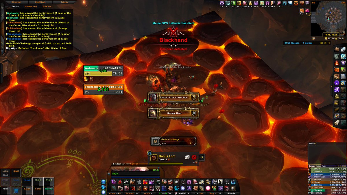 Schitzobear's tweet photo. WOOOOOOOOOOOOOOOOOOOOOOT!!!!!!!!!!!!!!!! #ESRR #AOTC #BLUESQUAREBITCH #Warcraft #Raidtimeyo http://t.co/fi3mD9PlJA