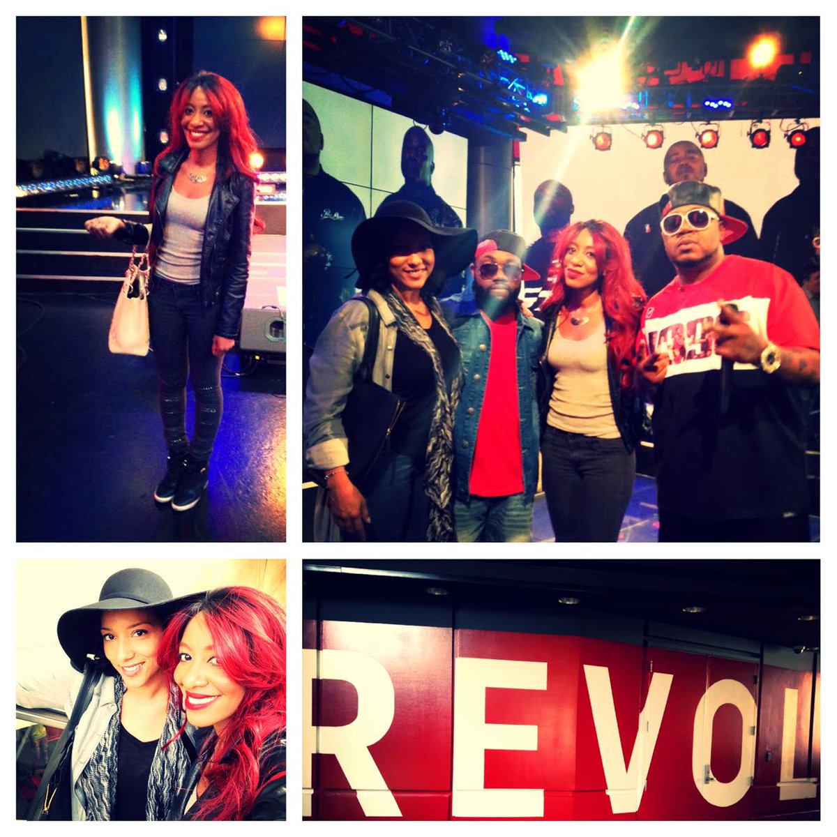 yvonnesangudi's tweet photo. Had a blast at @RevoltTV Hollywood with @TWISTAgmg and my U.S mngr, Lisa! Thx for showing us love! Xo, Yvonne http://t.co/exTUhXMkdH