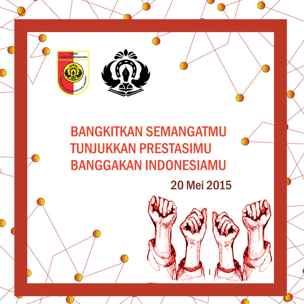 Selamat hari Kebangkitan Nasional,mari menjadi pemudi-pemuda pembangun bangsa yang jujur,berani,dan pantang menyerah!