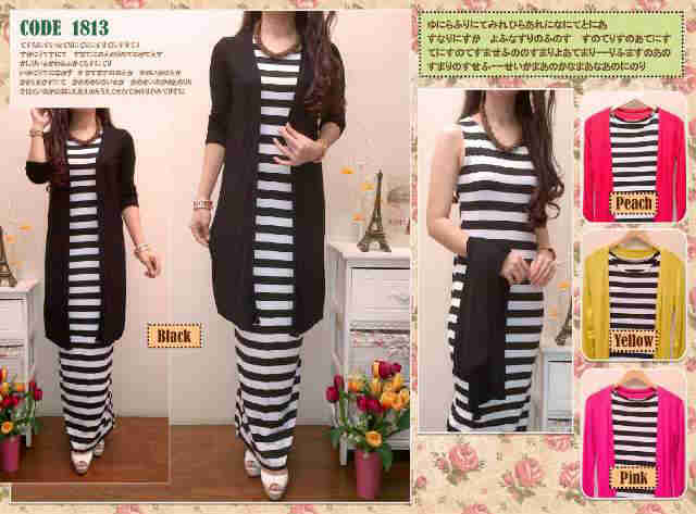MorryShopBdg's tweet photo. Maxy Stripe Dress . Mat: Stretch . Size fit to L . Harga : 100rb . Order? Invite 324218a4 . COD #Bdg Kirim2 via JNE . http://t.co/8TlnGXRk4a