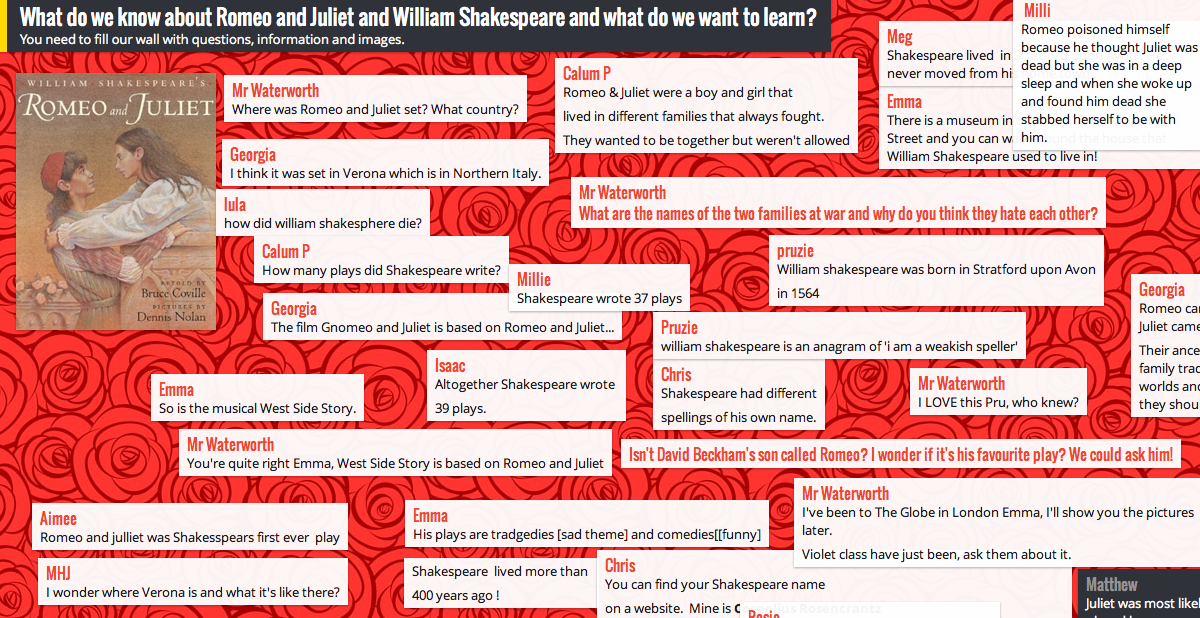 ChrisWaterworth's tweet image. Using @padlet to gather what the children already know before starting to plan