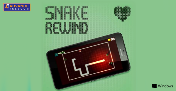 advancetelecom's tweet photo. The most famous mobile game of all time is back on #Lumia! Download #SnakeRewind now! #AdvanceTelecom #HDKBN http://t.co/7kgBgzNPMU